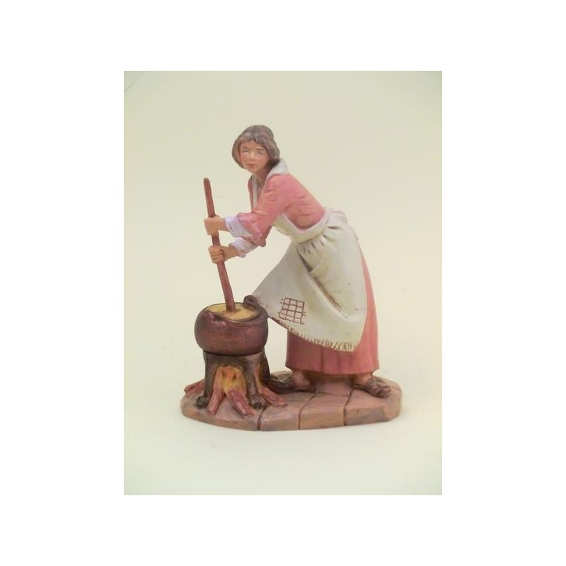 Donna che cucina cm 19