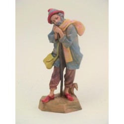 Pastore con bastone cm 19