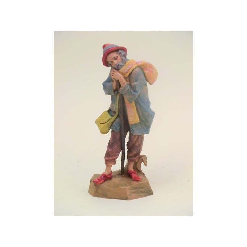 Pastore con bastone cm 19