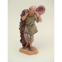 Pastore con cappello cm 19