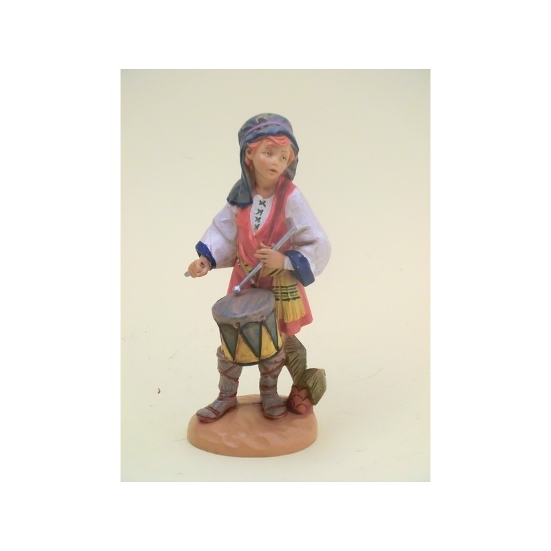 Ragazzo con tamburello cm 19