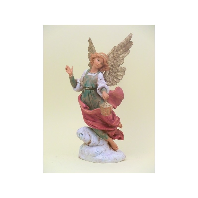 Angelo con lanterna cm 19