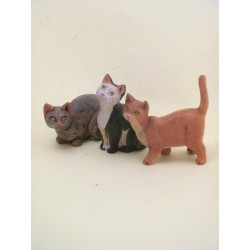 Serie 3 gatti cm 30