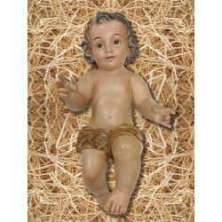 cm. 30 Bambino anticato in gesso