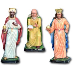 Serie tre Re Magi - presepio cm. 100