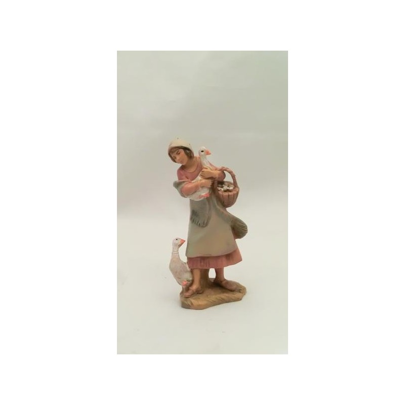 Donna con oca cm 9,5