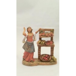 Fruttivendola con banco cm 9,5
