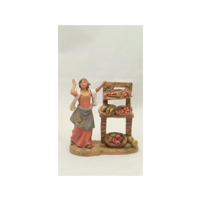 Fruttivendola con banco cm 9,5
