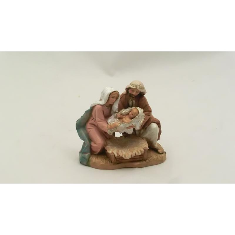 Gruppo Natività adatto al presepio cm 9,5