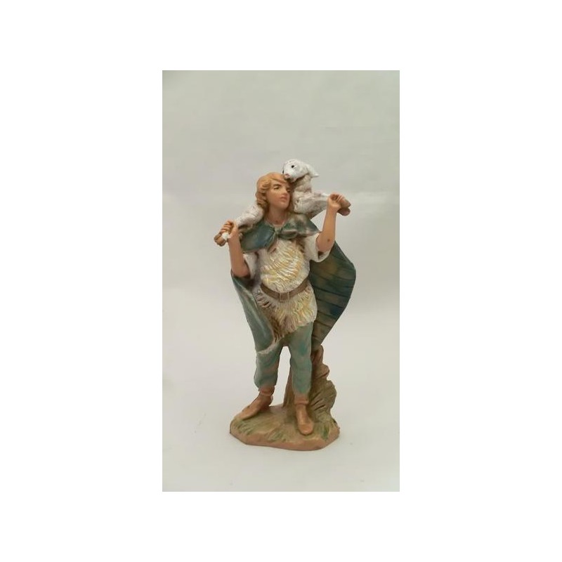 Ragazzo con agnello in spalla cm 9,5