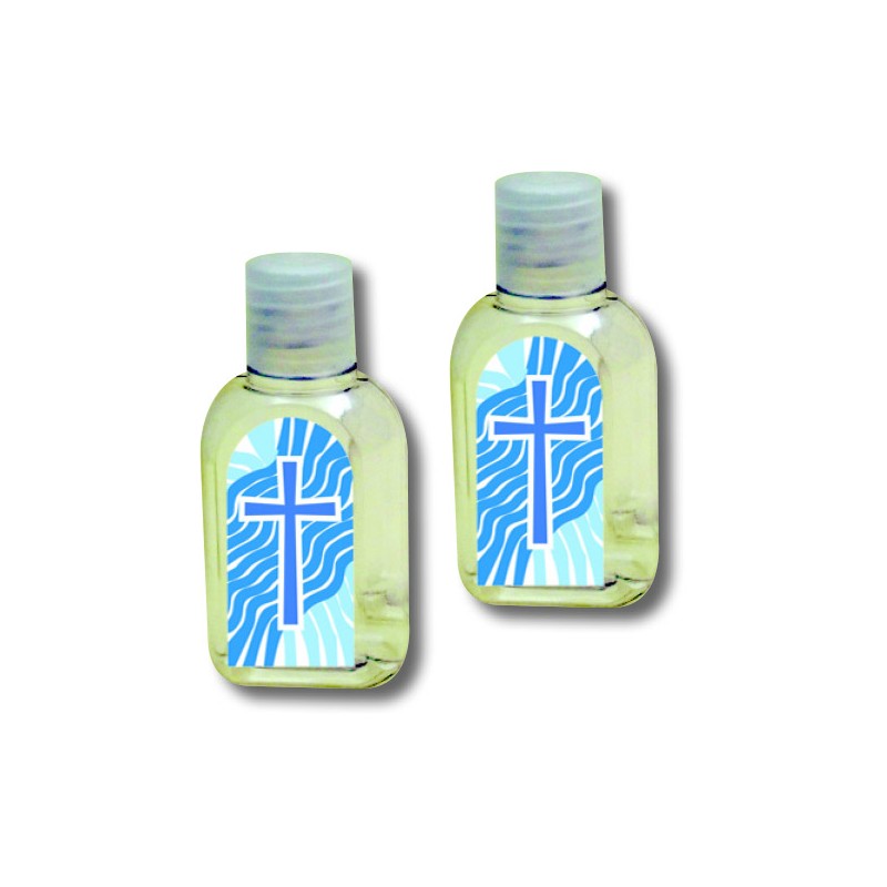 100 bottigliette plastica 50 ml. Croce/Acqua