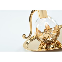 Ampolline vassoio "abbraccio" dorato