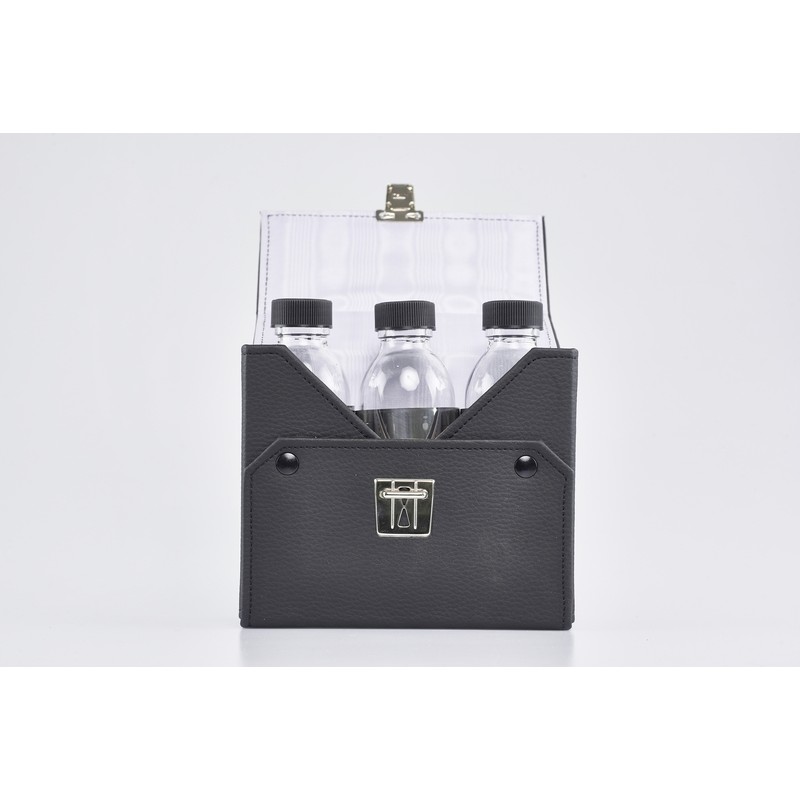 Astuccio tre bottiglie oli santi 125 cc.