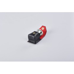 Vasetto metallo per oli santi in astuccio