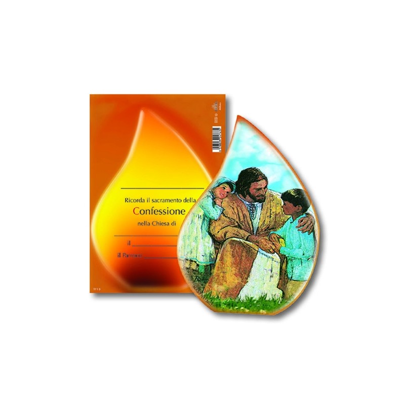 Fiammella Riconciliazione in legno e cartoncino