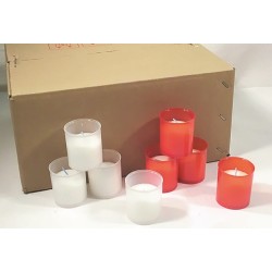 576 lumini in plastica (3 scatole da 192 pz)