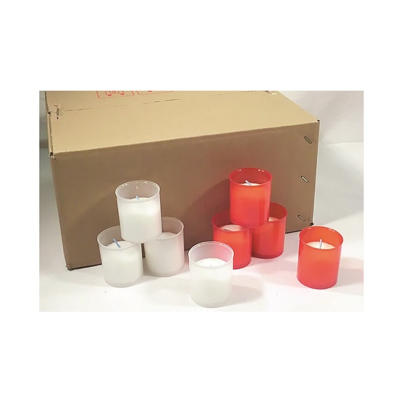 576 lumini in plastica (3 scatole da 192 pz)