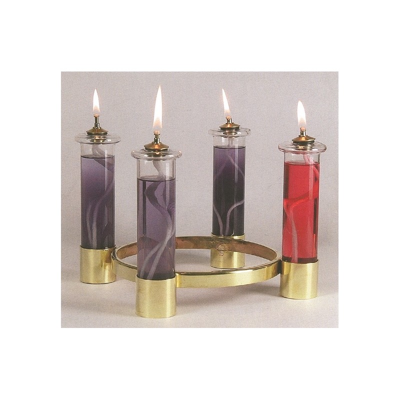 Candeliere dell'Avvento a cera liquida