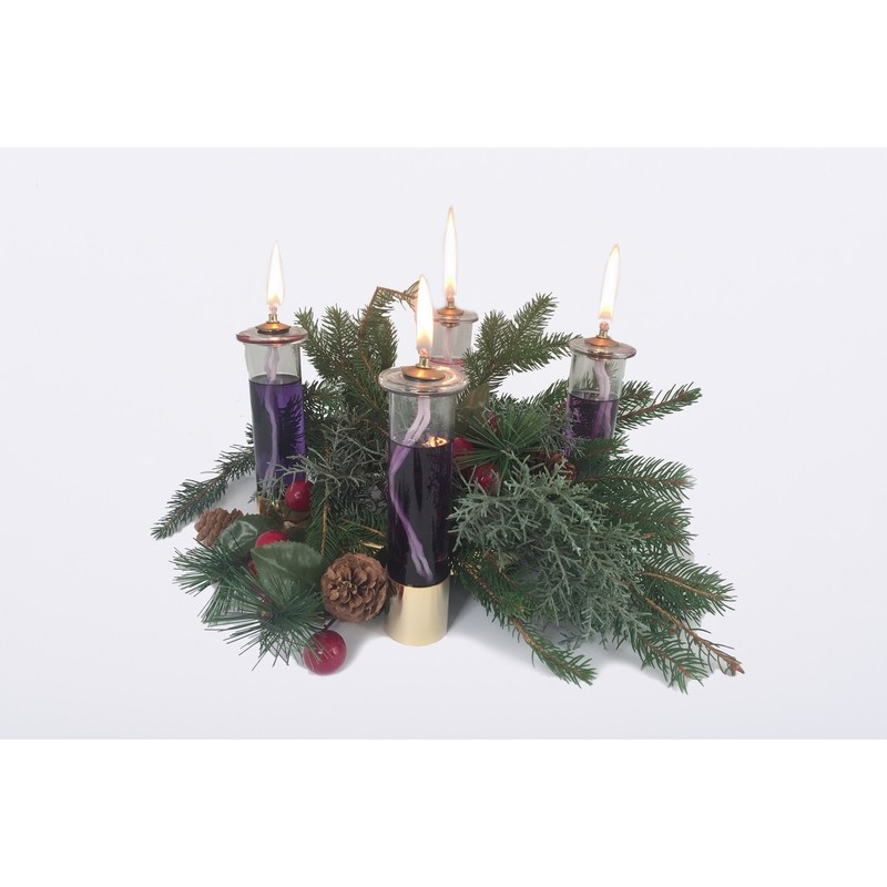 Candeliere dell'Avvento a cera liquida