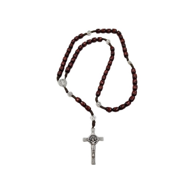 Rosario in legno S. Benedetto