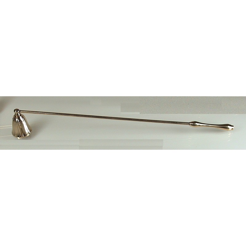 Spegnicandele ottone 35 cm.