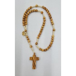 Rosario in legno d'ulivo