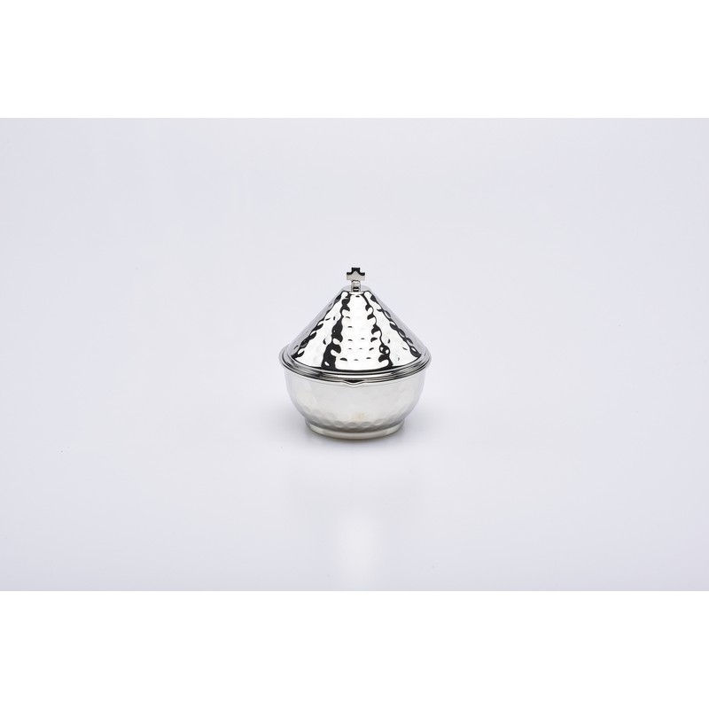 Navetta per turibolo nikelato Ø cm. 11