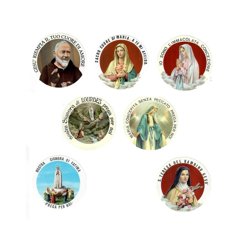 Adesivi tondi a colori