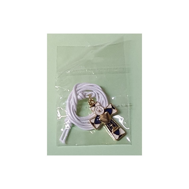 Croce in metallo Comunione cm. 3,5