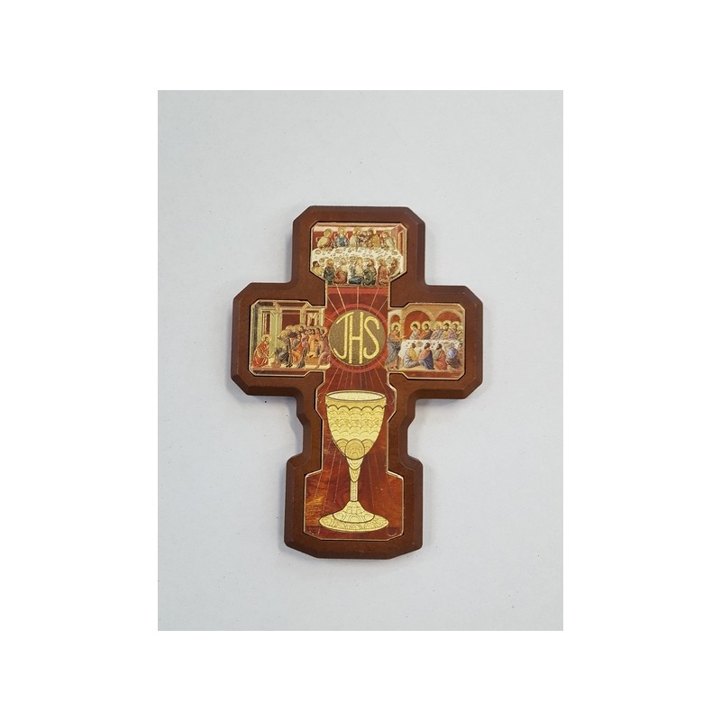 FINE SERIE 8 pezzi - Croce con simboli Comunione