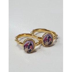 Anellino dorato Padre Misericordioso