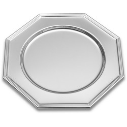 Patena ottagonale in ottone argentato per Neocatecumenali