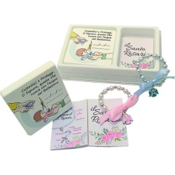 Cofanetto con bracciale e quadretto Battesimo