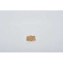 Minicorona Reale Ø 5 in ottone dorato 24k