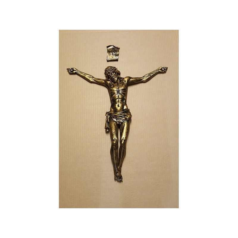 Corpo cm. 45 resina finitura bronzata