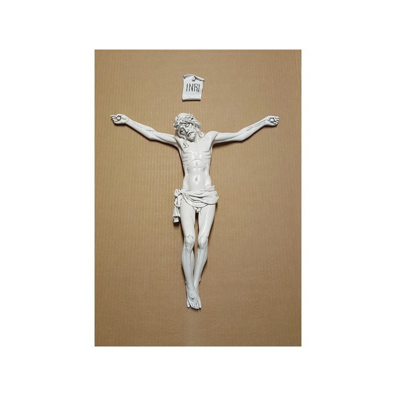 Corpo cm. 45 resina finitura carrara