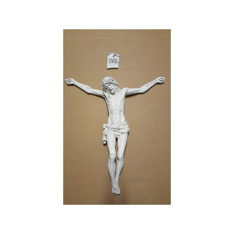 Corpo cm. 45 resina finitura carrara