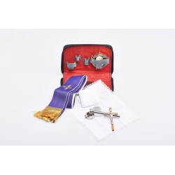 Portafoglio porta Viatico in camoscio