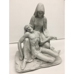 Pietà in Biscuit di Porcellana