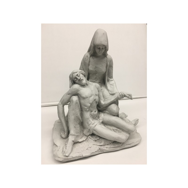 Pietà in Biscuit di Porcellana