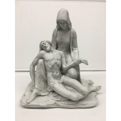 Pietà in Biscuit di Porcellana