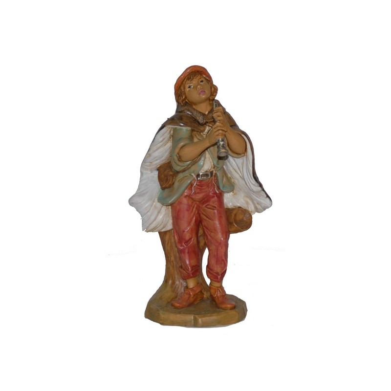 Pastore con piffero cm. 20