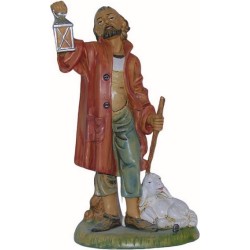Pastore con lanterna cm. 30