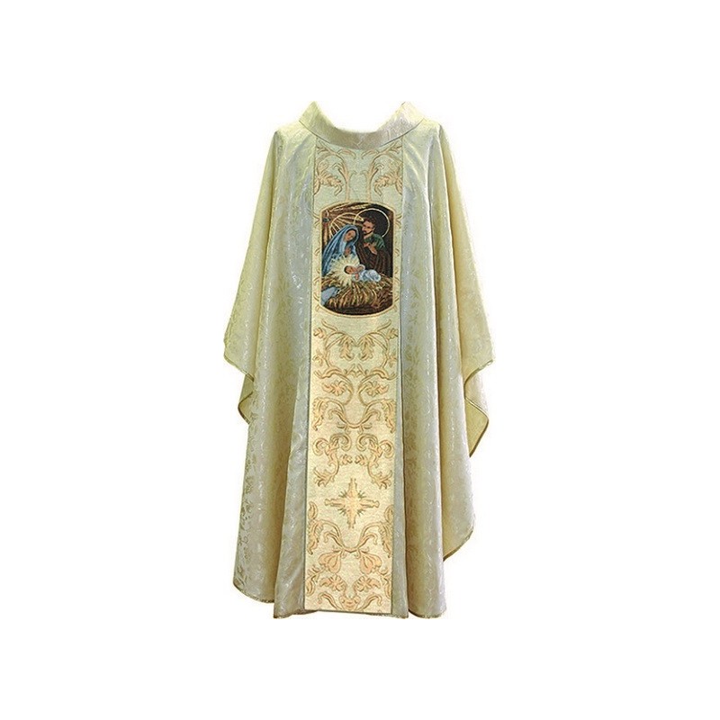 Casula in fresco di lana Natività