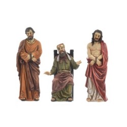Gesù, Caifa e Barabba cm. 13 (3 pz)