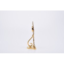 Reliquiario in bronzo dorato alt. cm. 26