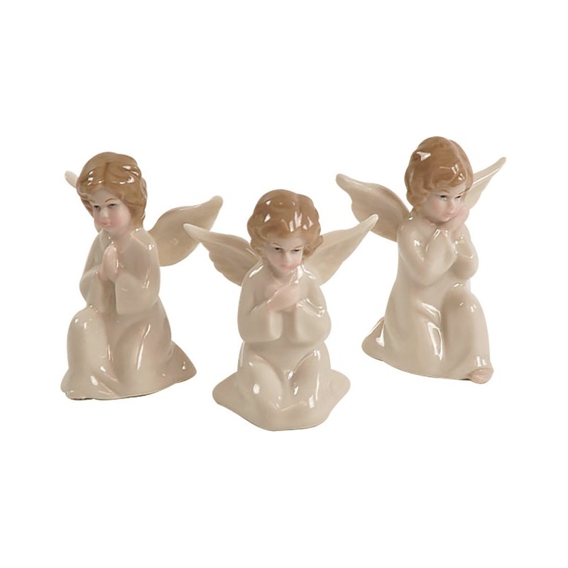 Angioletto inginocchiato in porcellana cm. 5,5