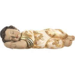 cm. 20 Bambino che dorme in resina