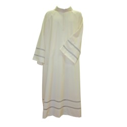 Camice avorio manica raglan con gigliuccio misto cotone