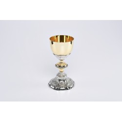 Calice barocco bicolore cm. 22